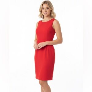 JENNIFER Eden red shift dress size 14 vintage new with tags